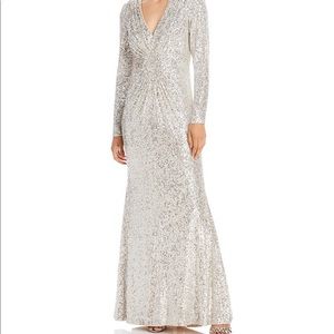 Eliza J sequin gown